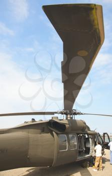 Royalty Free Photo of an Army Helicopter