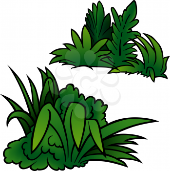 Royalty Free Clipart Image of Grasses