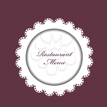 Restaurant menu background