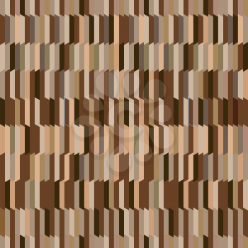 Vertical stripped seamless background in shades of brown