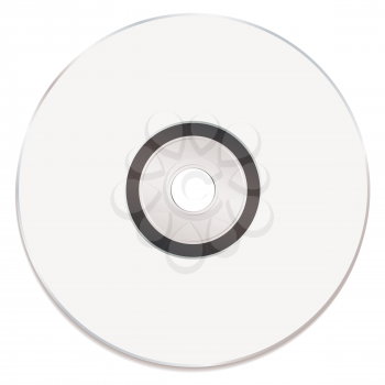 Royalty Free Clipart Image of a Blank CD
