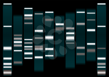 Royalty Free Clipart Image of a DNA Background