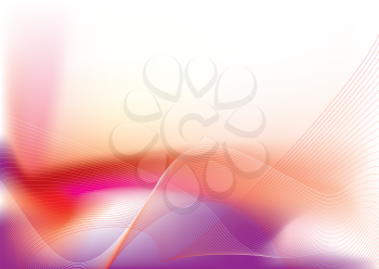 Royalty Free Clipart Image of a Background With Flowing Colours