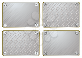 Royalty Free Photo of Silver Plates
