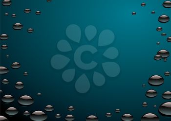 Royalty Free Clipart Image of a Background With Bubbles