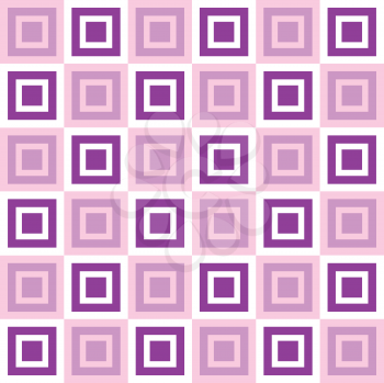 Royalty Free Clipart Image of a Square Pattern Background