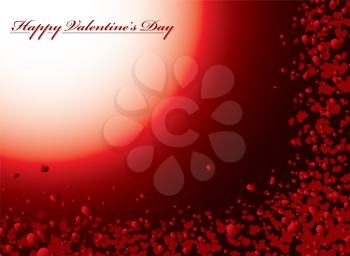 Royalty Free Clipart Image of a Happy Valentine's Day Greeting