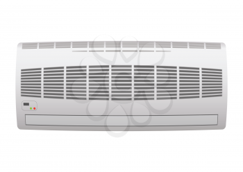Modern air conditioner with open grill 