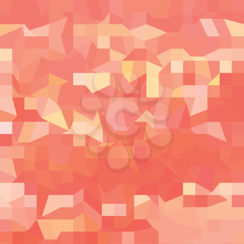 Low polygon style illustration of an orange abstract background.