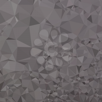 Low polygon style illustration of a trolley grey abstract geometric background.