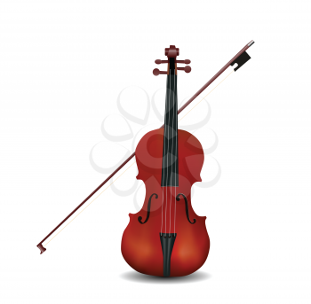 violin isolated 