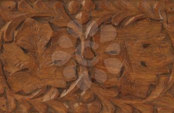 Royalty Free Photo of a Wood Carving