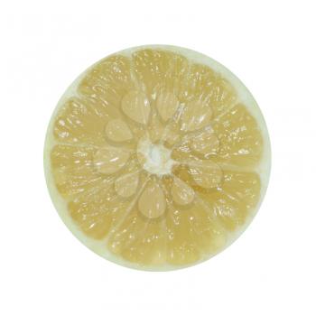 Royalty Free Clipart Image of a Lemon Slice