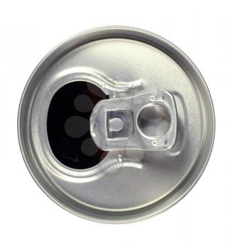 Royalty Free Photo of an Open Tab Top on a Can