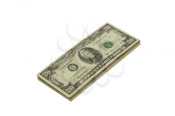 Royalty Free Photo of a Stack of $20