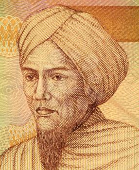 Royalty Free Photo of Tuanku Imam Bonjol (1772-1864) on 5000 Rupiah 2008 Banknote from Indonesia. Hero in the Indonesian struggle against Dutch rule.