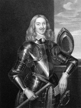 Edward Somerset, 2nd Marquess of Worcester (1601-1667) on engraving from 1827. English nobleman involved in royalist politics and inventor. Engraved by E.Scriven and published in ''Portraits of Illust