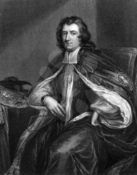 Gilbert Burnet (1643-1715) on engraving from 1830. Scottish historian, theologian and Bishop of Salisbury. Engraved by H.Robinson and published in ''Portraits of Illustrious Personages of Great Britai