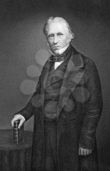Thomas Babington Macaulay, 1st Baron Macaulay (1800-1859) on engraving from 1873. British historian and Whig politician. Engraved by unknown artist and published in ''Portrait Gallery of Eminent Men a