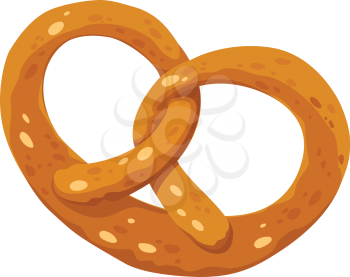 illustration of a pretzel fine