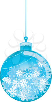 Royalty Free Clipart Image of a Christmas Tree Ornament