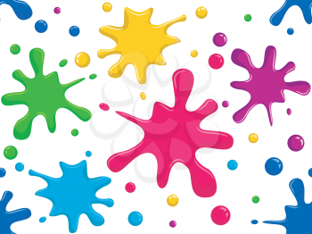 Royalty Free Clipart Image of a Paint Spatter Background