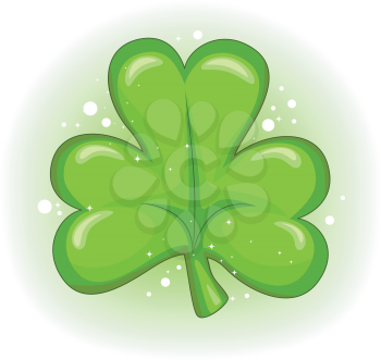 Royalty Free Clipart Image of a Shamrock