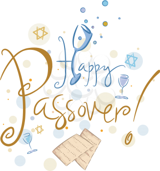 Text Featuring the Words Happy Passover