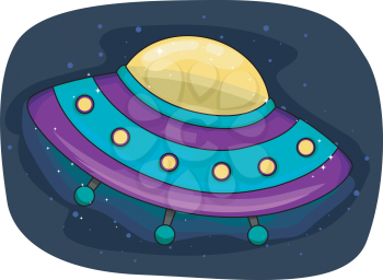 Illustration of a UFO