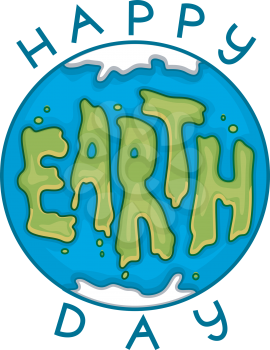 Illustration Celebrating Earth Day