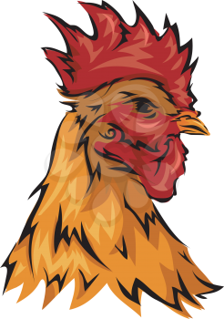 Illustration Featuring a Rooster