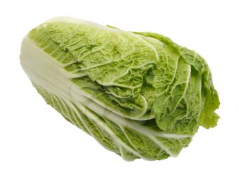 Fresh Beijing cabbage on a white background, isolated
