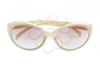 Modern sunglasses on a white background, isolated
