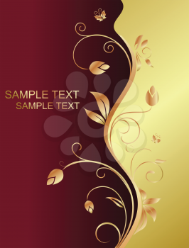 Royalty Free Clipart Image of a Business Card Template