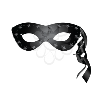 Royalty Free Clipart Image of a Carnival Mask