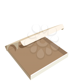 Royalty Free Clipart Image of a Pizza Box