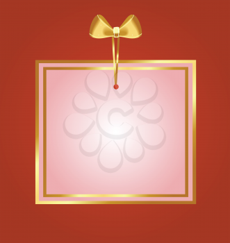 Royalty Free Clipart Image of a Decorative Card