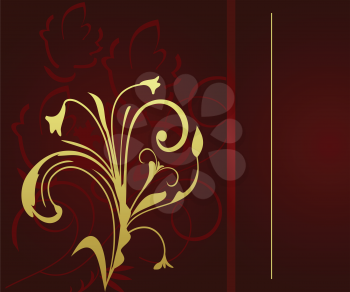 Royalty Free Clipart Image of a Luxurious Background