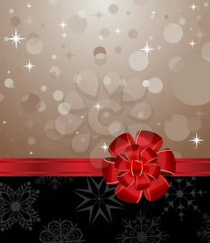 Illustration Christmas background with set balls for holiday design - vector
