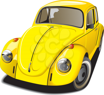 Royalty Free Clipart Image of Volkswagon