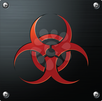Royalty Free Clipart Image of a Bio-Hazard Sign