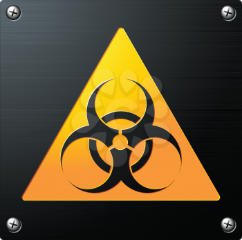 Royalty Free Clipart Image of a Bio-Hazard Sign