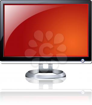 Royalty Free Clipart Image of a TV