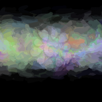 digital background illustration with paint strokes and splashes