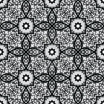 ethnic seamless pattern. Indian ornament,  flora pattern, mandala. range, circle, round, disk. abstract seamless pattern