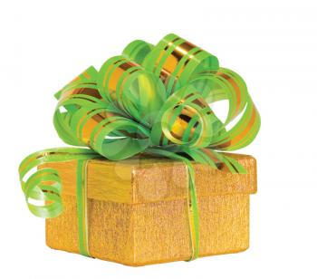 Gift box isolated on the white background (clipping path included)