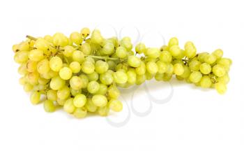 ripe sweet grape isolated on white background