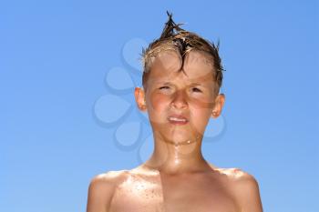 Royalty Free Photo of a Young  Boy