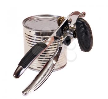 Royalty Free Photo of a Can and Can Opener