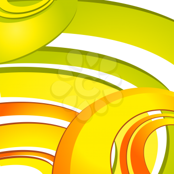 Royalty Free Clipart Image of an Abstract Swirl Background